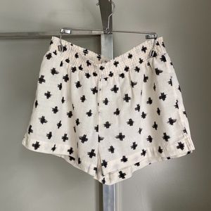 COPY - Madewell Cotton Cover-up Shorts in Stroked…